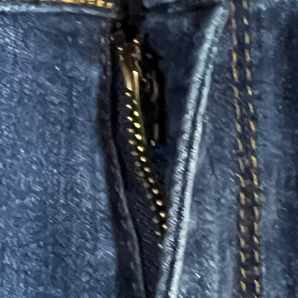 Oak And Poppy Shorts 2 Blue Bermuda Silver Studded‎ 5-Pocket Denim Edgy Casual - Picture 4 of 11